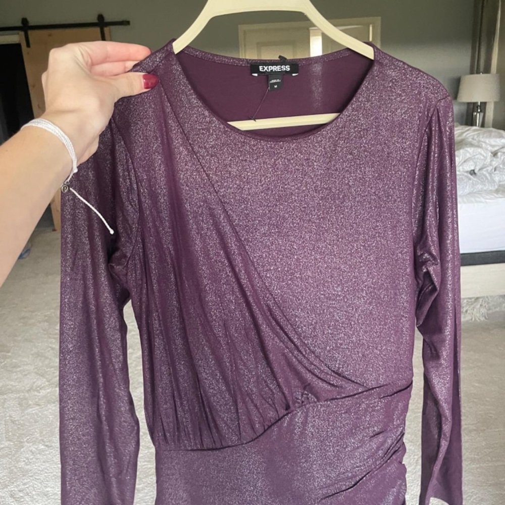 Purple Sparkle Express Blouse